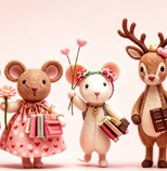 Valentine‘s Day – Romantic Felt Keepsakes
