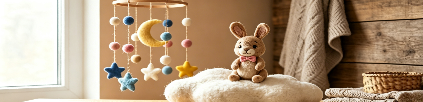 Nursery Decor – Soft & Safe Wool Felt Collection