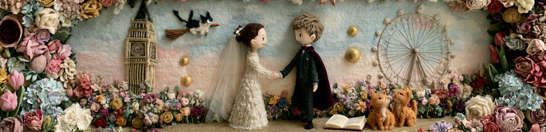 Weddings & Anniversaries – Felt Keepsakes of Love & Commitment