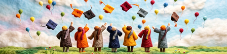 Graduation – Meaningful Wool Felt Gifts