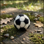 Classic Soccer Ball Keychain – Wool Felt Sports Fan Accessory