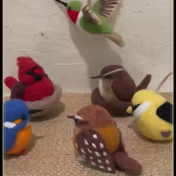 Hummingbird Ornament – Wool Felt Hanging Nature Decor